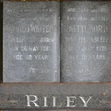 RILEY Harold Whiteley -1963 &amp; Lynette Norton -1975