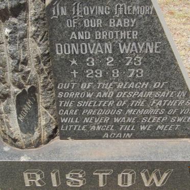 RISTOW Donovan Wayne 1973-1973