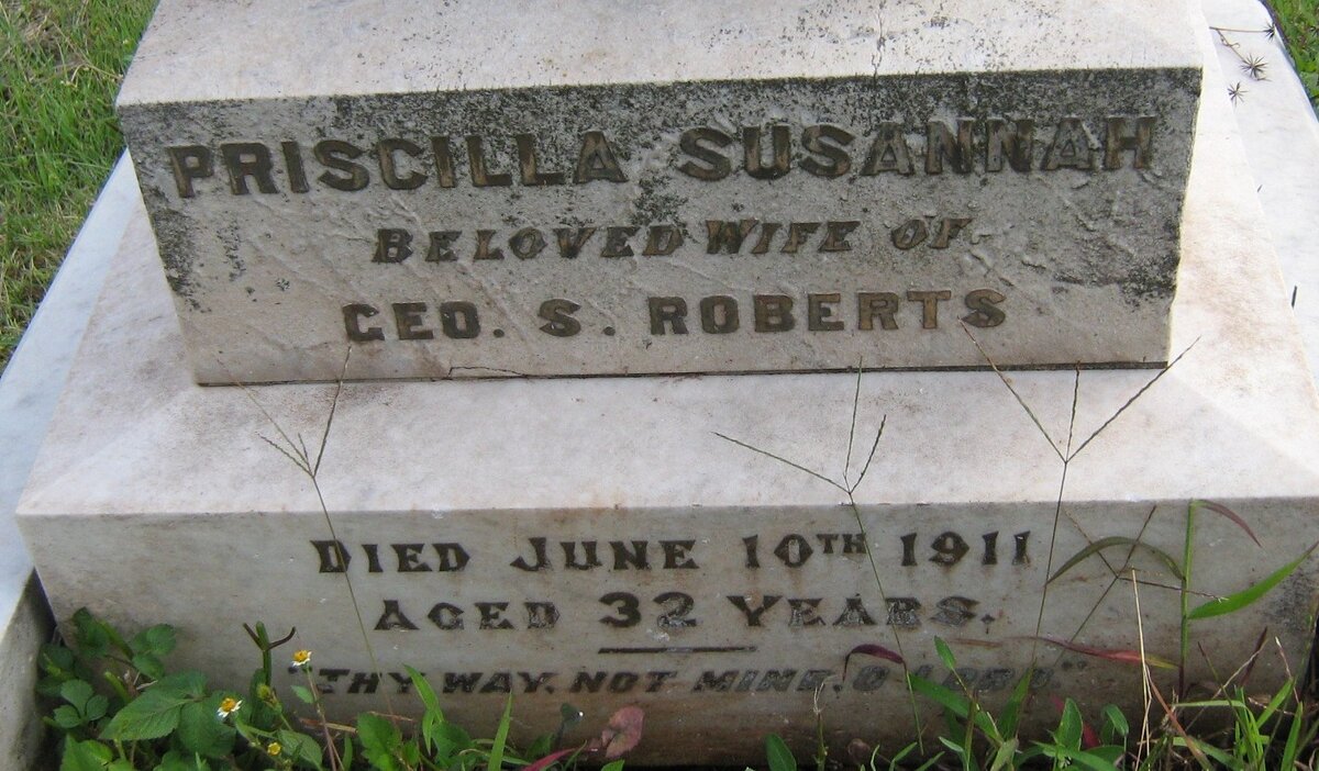 ROBERTS Priscilla Susannah -1911