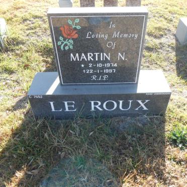 ROUX Martin N., le 1974-1997