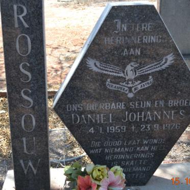 ROSSOUW Daniël Johannes 1959-1976