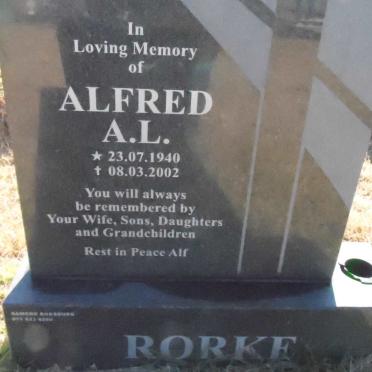 RORKE Alfred A.L. 1940-2002