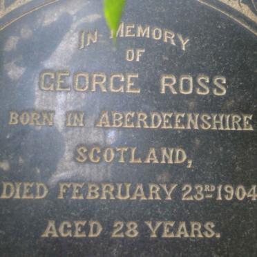 ROSS George -1904