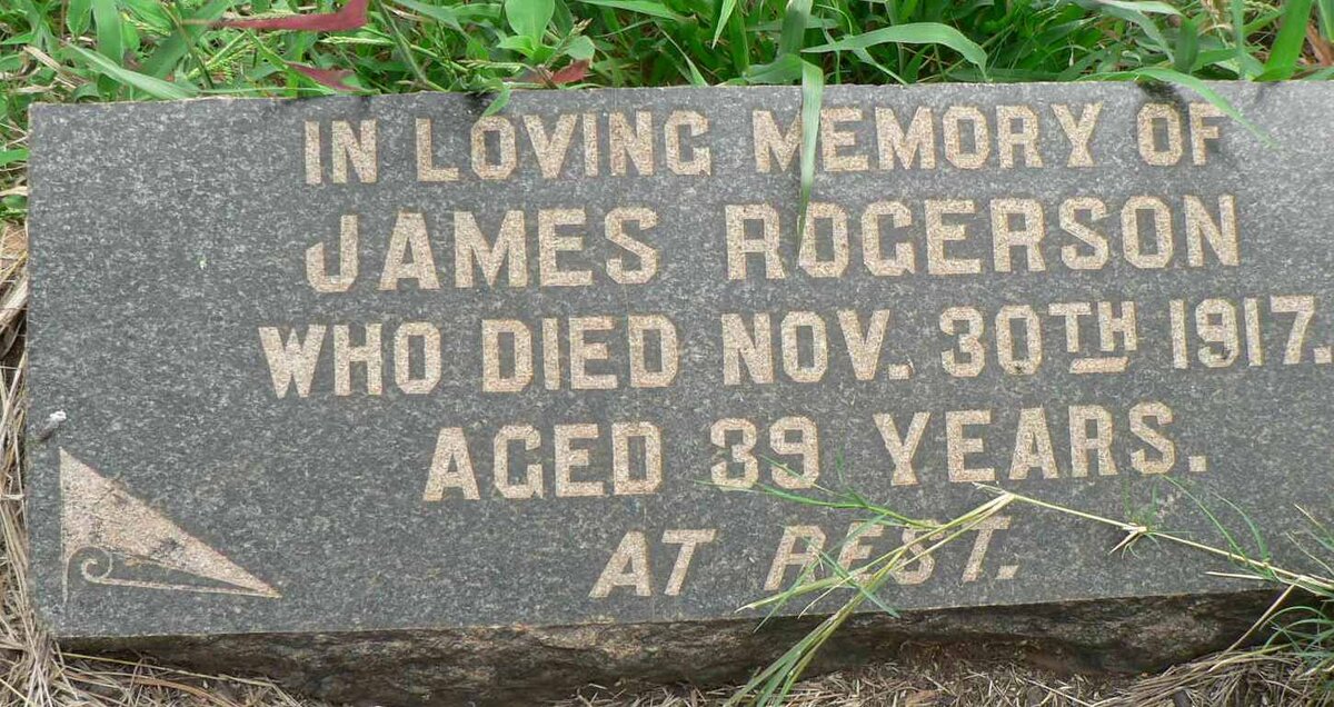 ROGERSON James -1917