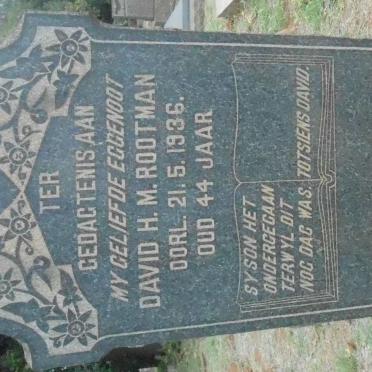 ROOTMAN David H. M. -1936