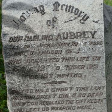 RUTHERFORD Aubrey -1913