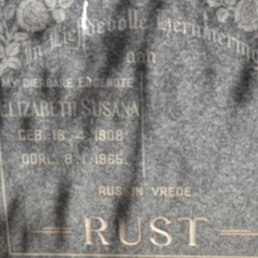 RUST Elizabeth Susana 1908-1965