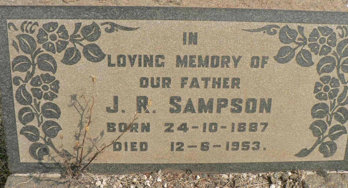 SAMPSON  J.R. 1887-1953