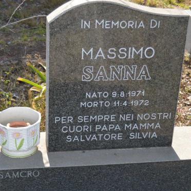SANNA Massimo 1971-1972