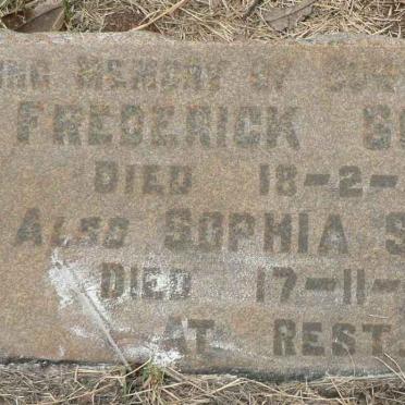 SCOTT Frederick -1925 &amp; Sophia -1944