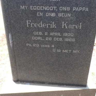 SCHOONEBEEK Frederik Karel 1930-1968