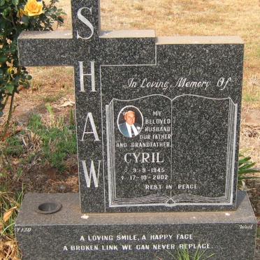 SHAW Cyril 1945-2002