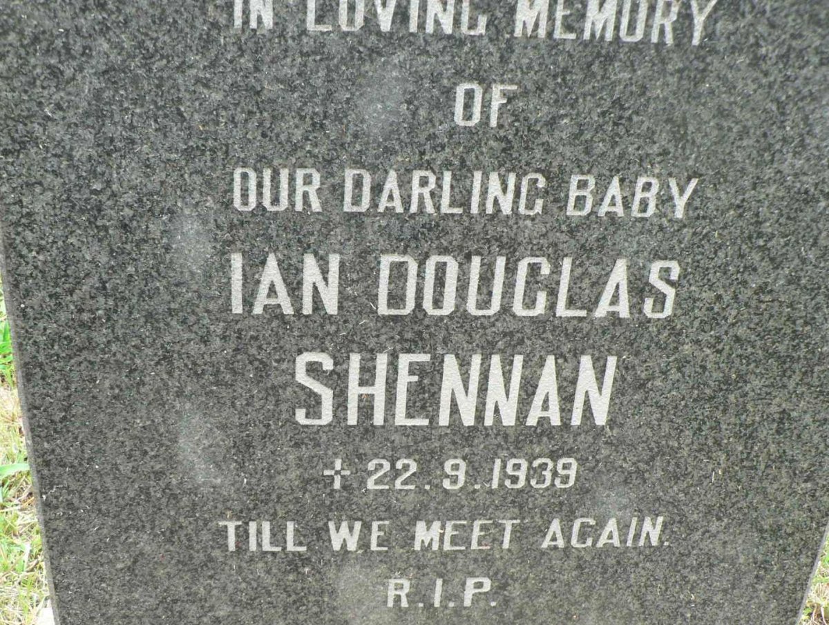 SHENNAN Ian Douglas -1939