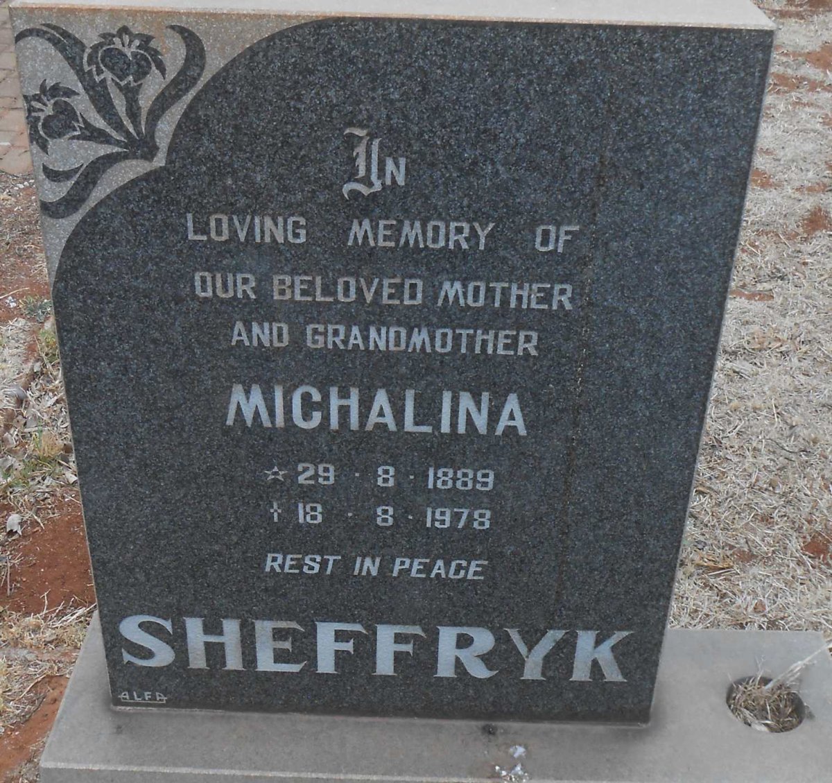 SHEFFRYK Michalina 1889-1978