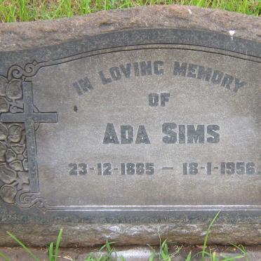 SIMS Ada 1885-1956