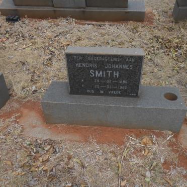 SMITH Hendrik Johannes 1896-1982