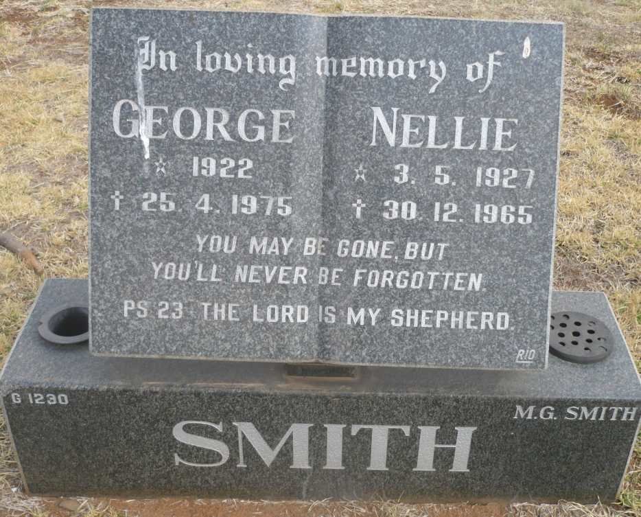 SMITH George 1922-1975 &amp; Nellie 1927-1965