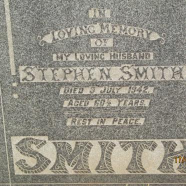 SMITH Stephen -1942