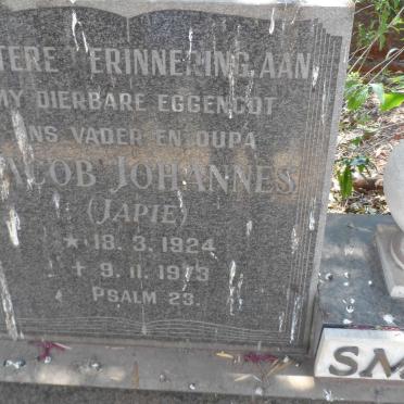SMITH Jacob Johannes 1924-1973
