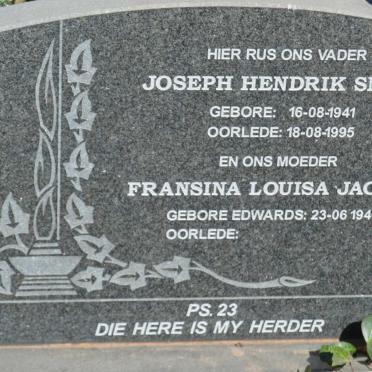 SMITH Joseph Hendrik 1941-1995 &amp; Fransina Louisa Jacoba EDWARDS 1943-
