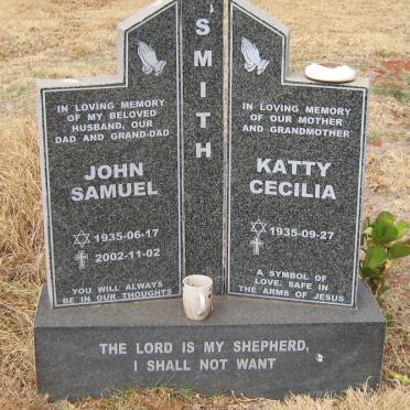 SMITH John Samuel 1935-2002 &amp; Katty Cecilia 1935-
