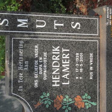 SMUTS Hendrik Lamert 1928-2001
