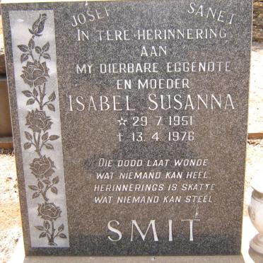 SMIT Isabel Susanna 1951-1976