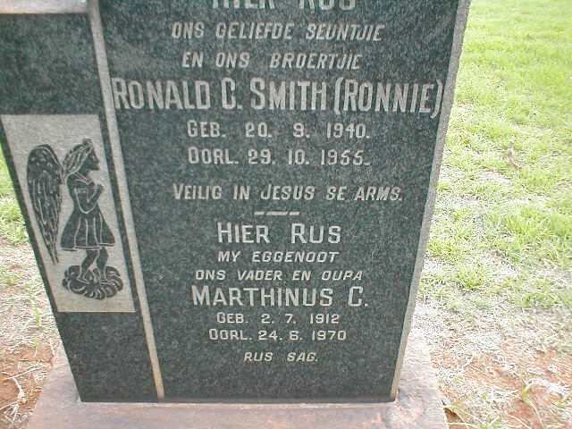 SMITH Marthinus C. 1912-1970 :: SMITH Ronald C. 1940-1955