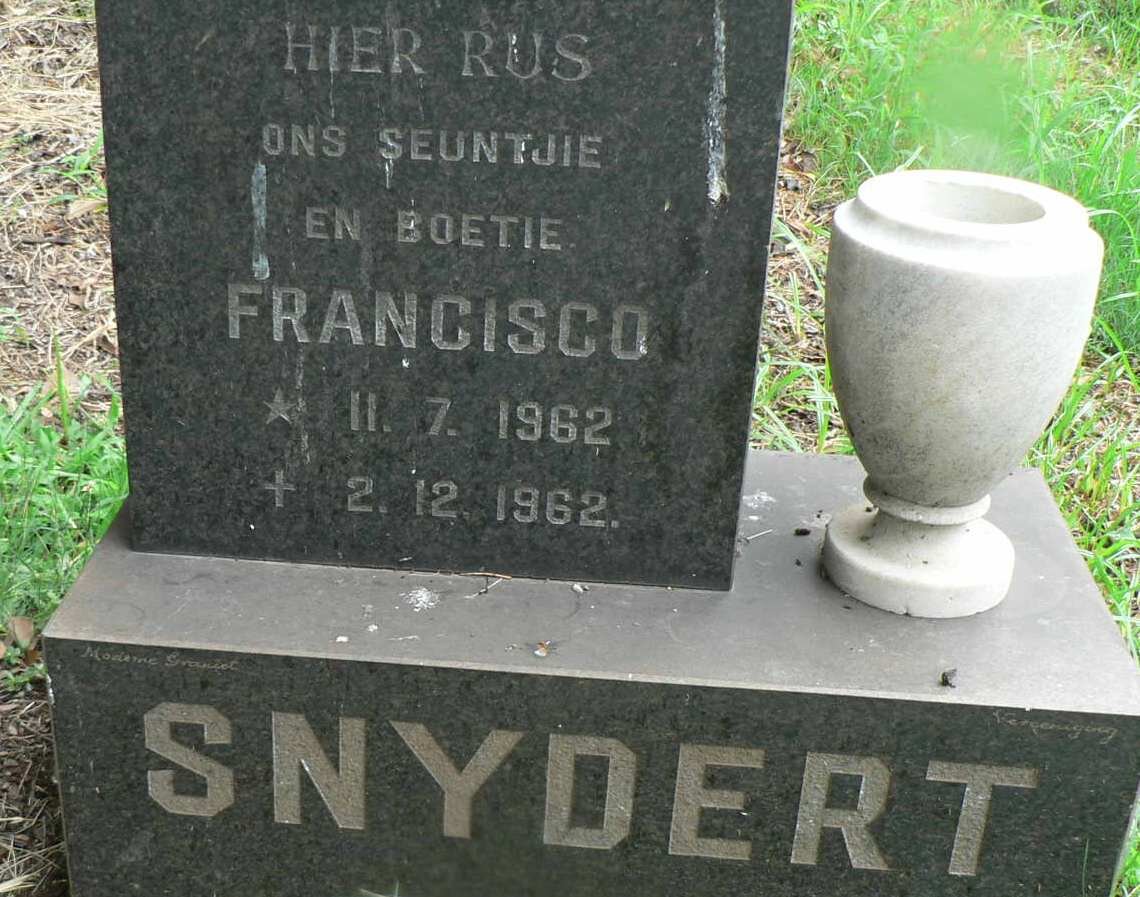 SNYDERT Francisco 1962-1962