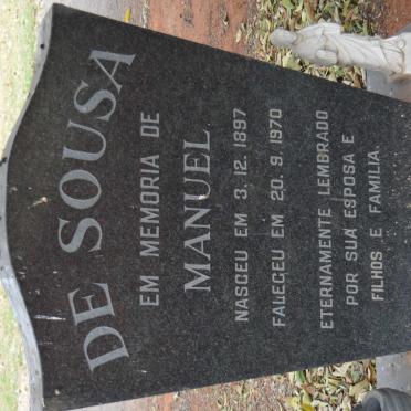 SOUSA Manuel, de 1897-1970
