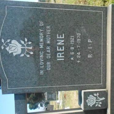 SONS Irene 1921-1970