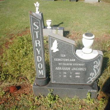 STRYDOM Abraham Jacobus 1897-1991