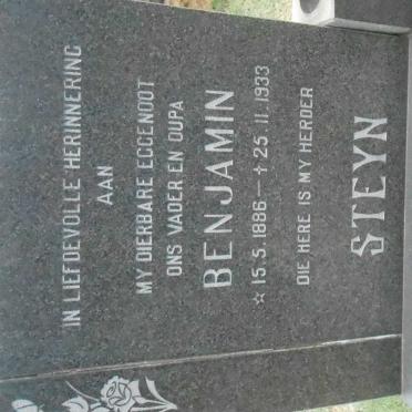 STEYN Benjamin 1886-1933