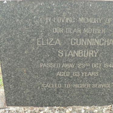 STANBURY Eliza Cunningham -1948