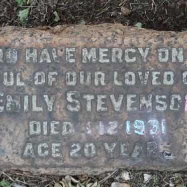 STEVENSON Emily -1931