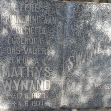 SWANEPOEL Mathys Wynand 1923-1971