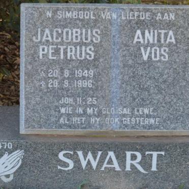 SWART Jacobus Petrus 1949-1996 &amp; Anita Vos