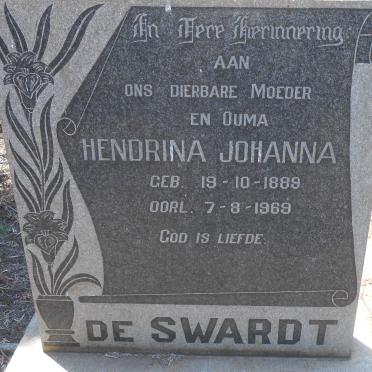 SWARDT Hendrina Johanna, de 1889-1969