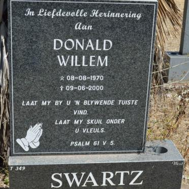 SWARTZ Donald Willem 1970-2000