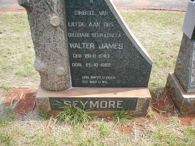SEYMORE Walter James 1943-1962