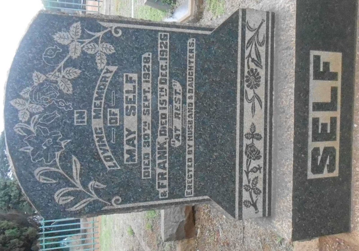 SELF Frank -1926 &amp; May -1928