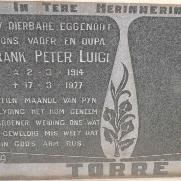 TORRE Frank Peter Luigi 1914-1977