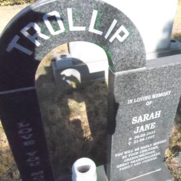 TROLLIP Sarah Jane 1933-1997