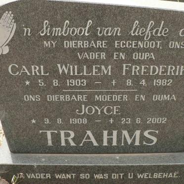 TRAHMS Carl Willem Frederik 1903-1982 &amp; Joyce 1908-2002