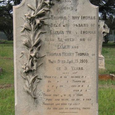 THOMAS Thomas Henry -1910 :: THOMAS Francis -1905 :: THOMAS Joseph -1909