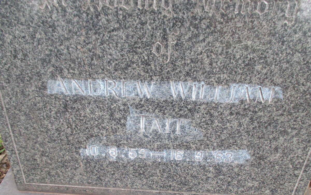 TAIT Andrew William 1959-1963