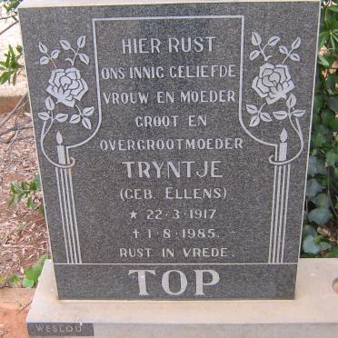 TOP Tryntje nee ELLENS 1917-1985