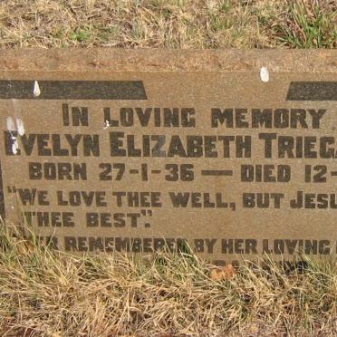 TRIEGAARDT Evelyn Elizabeth 1936-1937