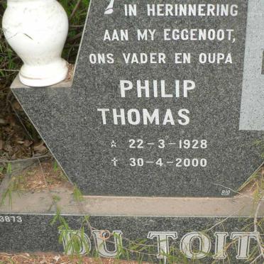 TOIT Philip Thomas, du 1928-2000