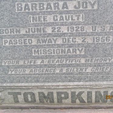 TOMPKINS Barbara Joy nee GAULT 1928-1956